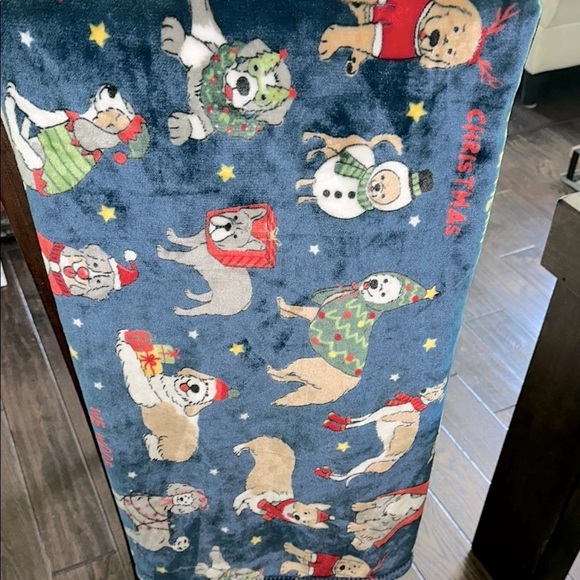 Festive Christmas Dog Blanket - Picture 1 of 3